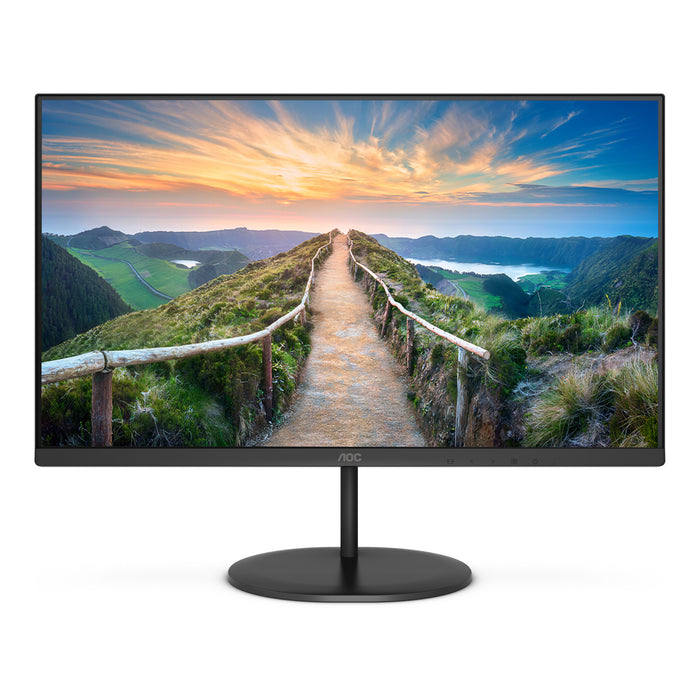 AOC V4 U27V4EA computer monitor 68.6 cm (27) 3840 x 2160 pixels 4K Ultra HD LED Black