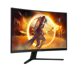 AOC CQ32G4VE 32 Gaming Monitor - QHD - Curved -180Hz, 1ms- HDR10- FreeSync