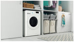 Indesit BDE 107625X W UK N washer dryer Freestanding Front-load White E