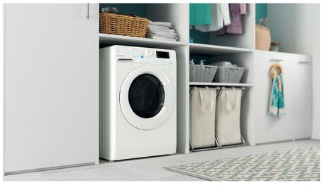 Indesit BDE 107625X W UK N washer dryer Freestanding Front-load White E