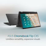 ASUS Chromebook CB5601FBA-MC0024 Intel® Core™ i5 i5-1235U 40.6 cm (16) Touchscreen WUXGA 8 GB LPDDR4x-SDRAM 256 GB SSD Wi-Fi 6E (802.11ax) ChromeOS Grey