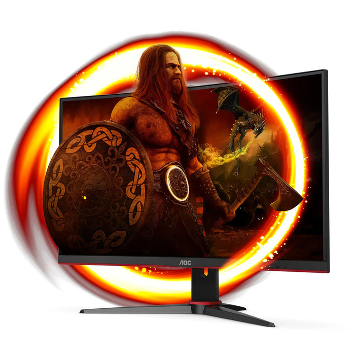 AOC G2 C27G2ZE/BK 27 Full HD Curved Gaming Monitor,  240Hz, 0.5ms, Freesync Premium AOC