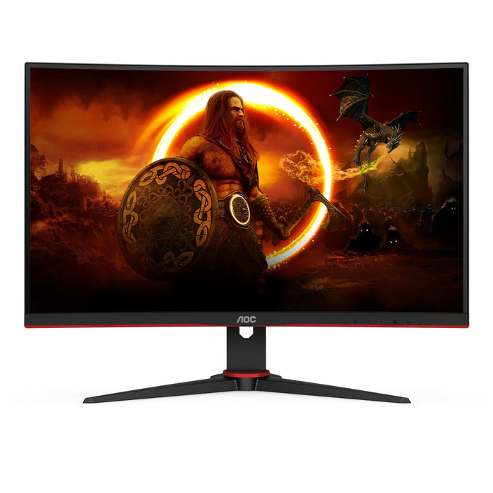 AOC G2 C27G2ZE/BK 27 Full HD Curved Gaming Monitor,  240Hz, 0.5ms, Freesync Premium AOC