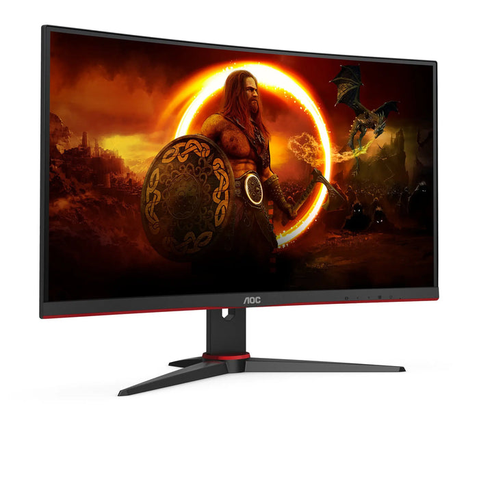 AOC G2 C27G2ZE/BK 27 Full HD Curved Gaming Monitor,  240Hz, 0.5ms, Freesync Premium AOC