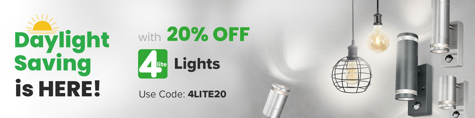  20% OFF 4Lite Lighting Range
