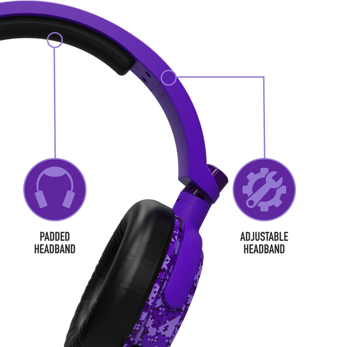 Stealth C6-100 Gaming Headset for XBOX, PS4/PS5, Switch, PC - Digital Purple Stealth