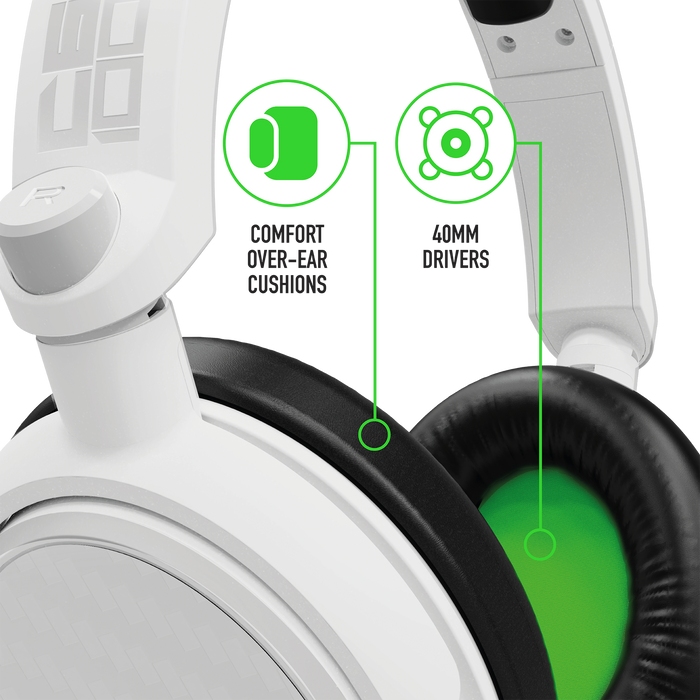 Stealth C6-100 Gaming Headset for XBOX, PS4/PS5, Switch, PC - Green/White Stealth