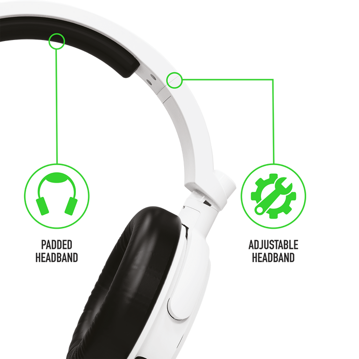 Stealth C6-100 Gaming Headset for XBOX, PS4/PS5, Switch, PC - Green/White Stealth