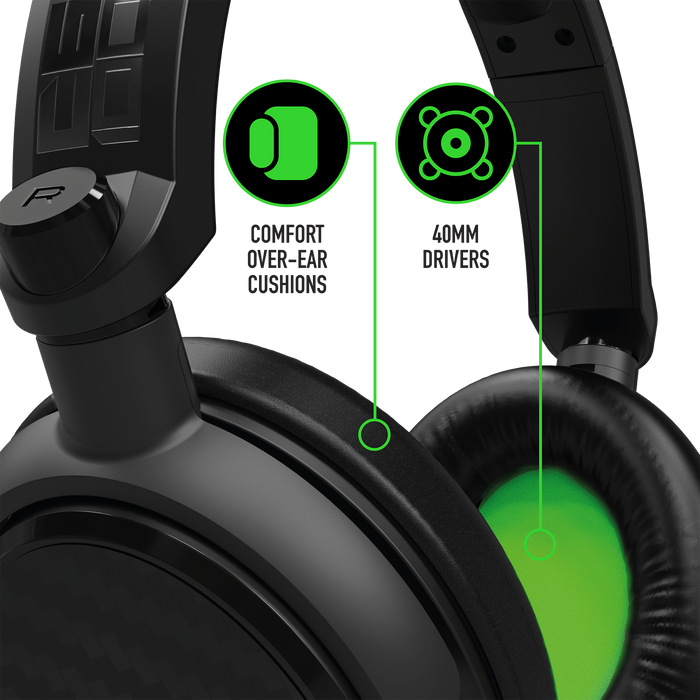 Stealth C6-100 Gaming Headset for XBOX, PS4/PS5, Switch, PC - Green Stealth