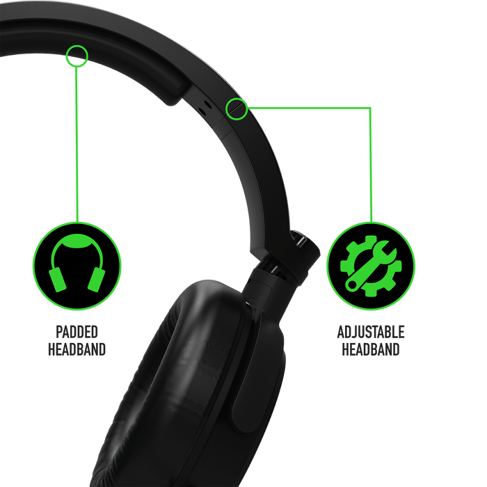 Stealth C6-100 Gaming Headset for XBOX, PS4/PS5, Switch, PC - Green Stealth