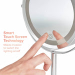 Carmen Illuminated LED Cosmetic Mirror with Touch Sensor Carmen