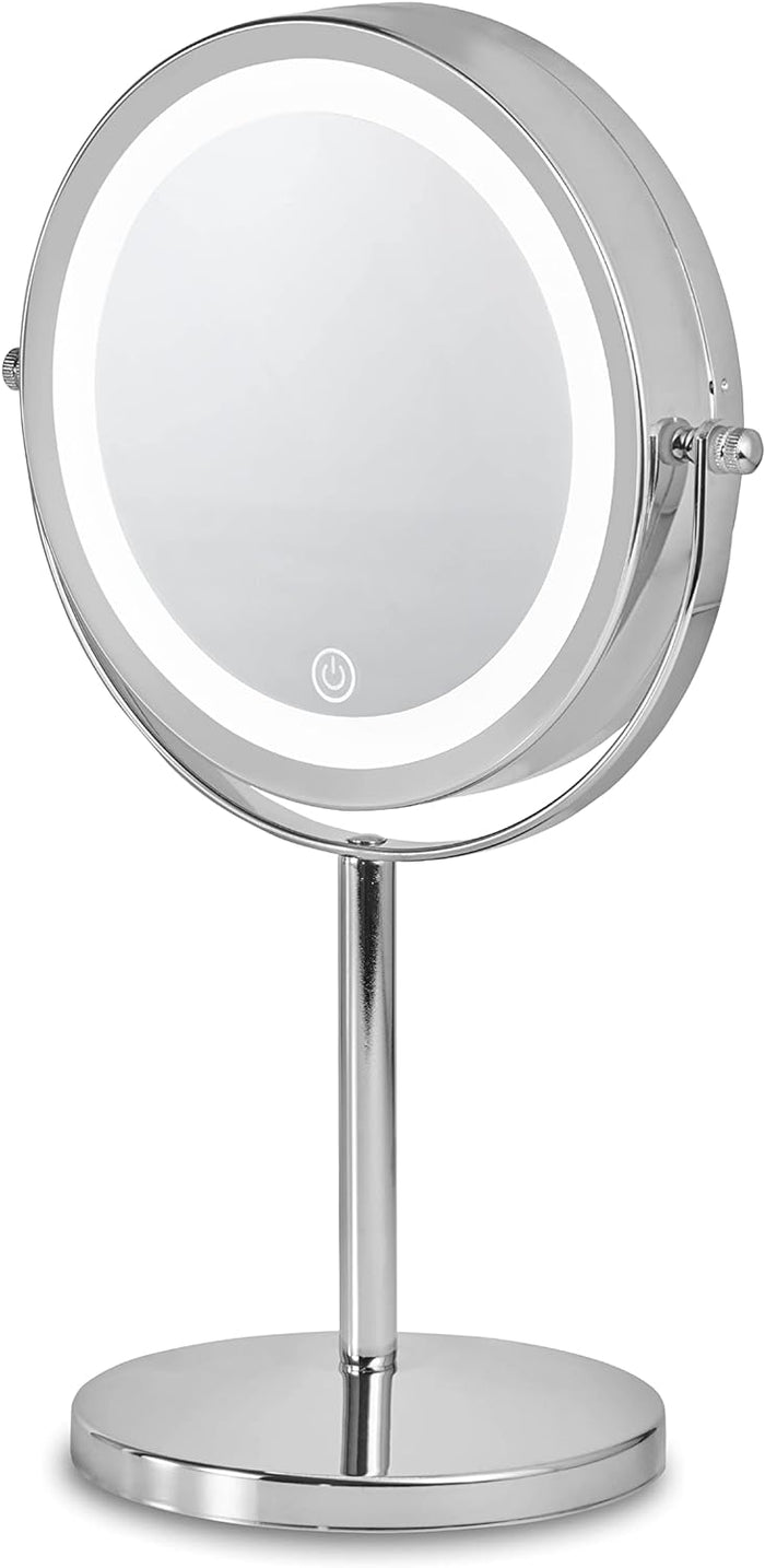 Carmen Illuminated LED Cosmetic Mirror with Touch Sensor Carmen