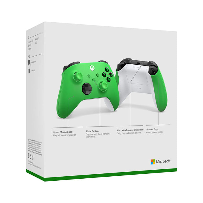 Microsoft Xbox Wireless Controller Green Bluetooth/USB Gamepad Analogue / Digital Android, PC, Xbox One, Xbox Series S, Xbox Series X, iOS Microsoft