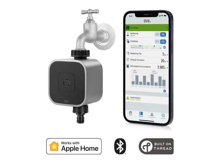 Eve Aqua Smart Water Controller with Apple HomeKit technology