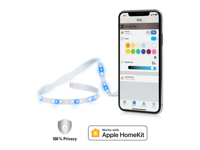 Eve Smart 2m LED Extension Strip Light with Apple HomeKit technology