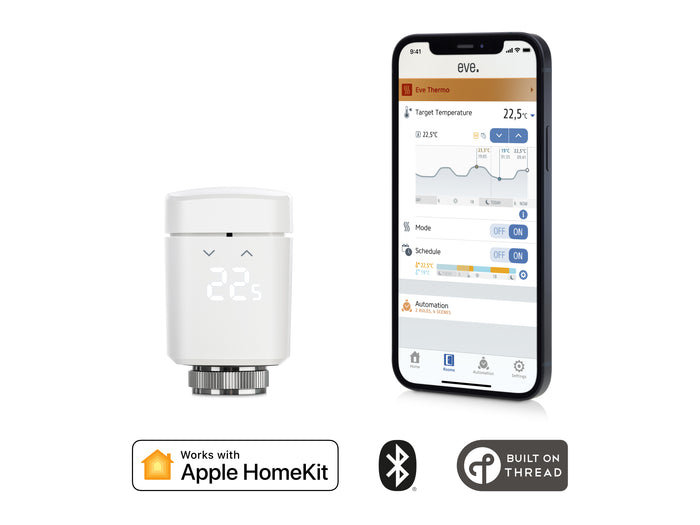 Eve Thermo Smart radiator valve with Apple HomeKit technology