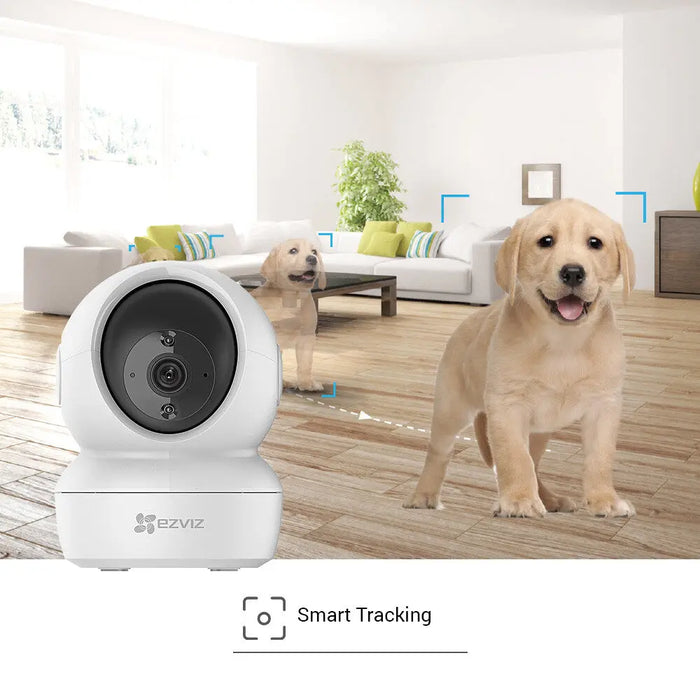 EZVIZ C6N Smart Indoor Smart Security PT Cam, with Motion Tracking - White Ezviz