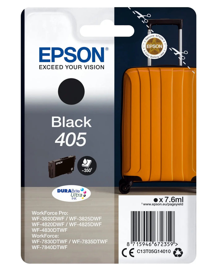 Epson 405 DURABrite Ultra Ink ink cartridge 1 pc(s) Original Standard Yield Black Epson