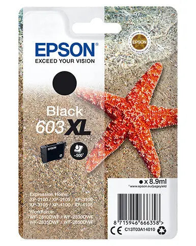 Epson C13T03A14010 ink cartridge 1 pc(s) Original High (XL) Yield Black Epson