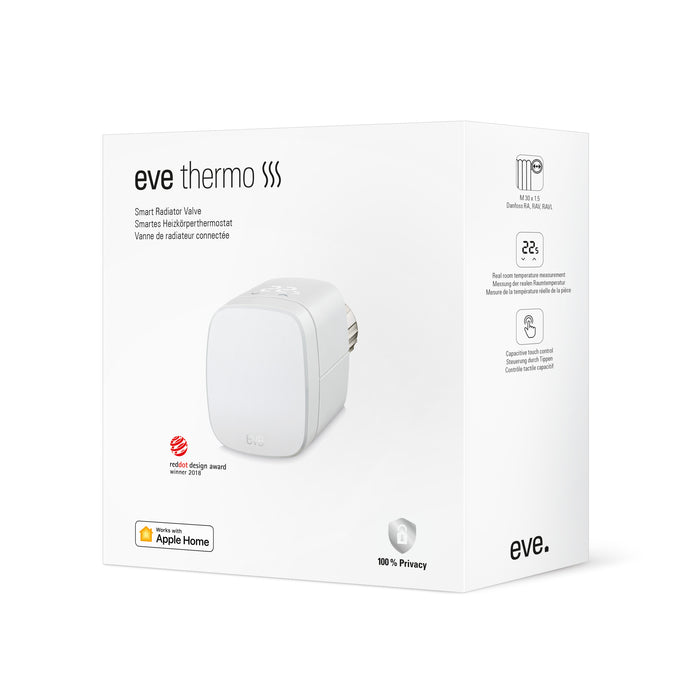 Eve Thermo Smart radiator valve with Apple HomeKit technology