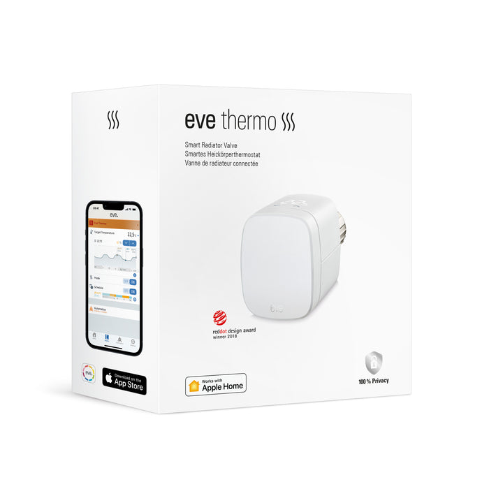 Eve Thermo Smart radiator valve with Apple HomeKit technology