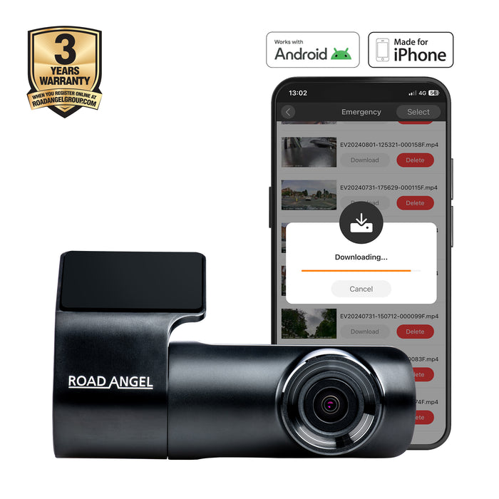 Road Angel Halo Start 2024 Full HD Dash Cam with Quick Release Mount