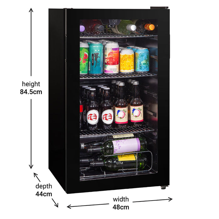 Kuhla K48BC101B 48 Can Beverage Cooler in Black Kuhla