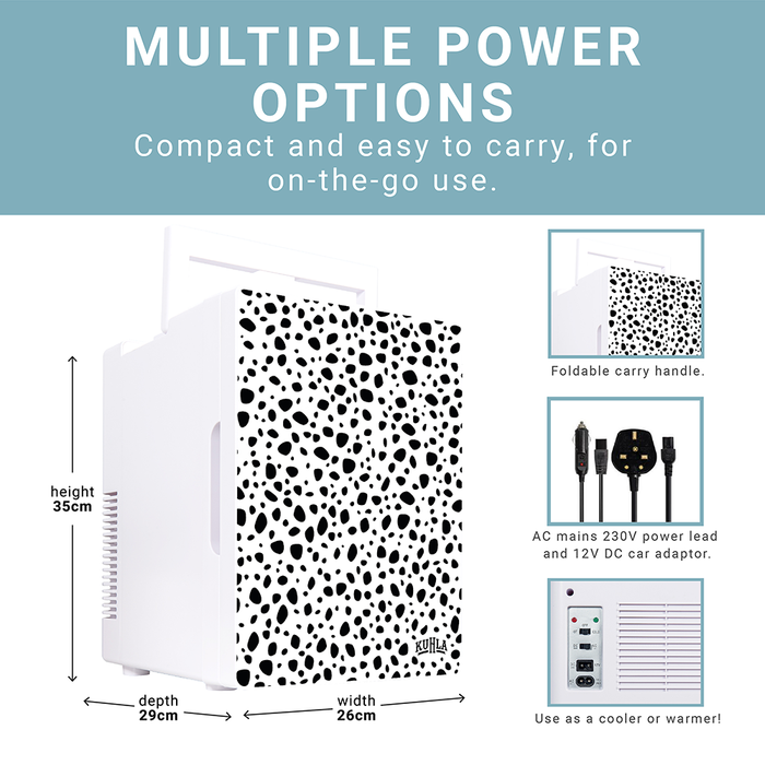 Kuhla K8CLR1001-1033 Dalmatian Spot 8L Mini Cooler Kuhla