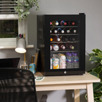 Kuhla KBC2B 62L Lockable Glass Door Wine and Drinks Cooler- Black