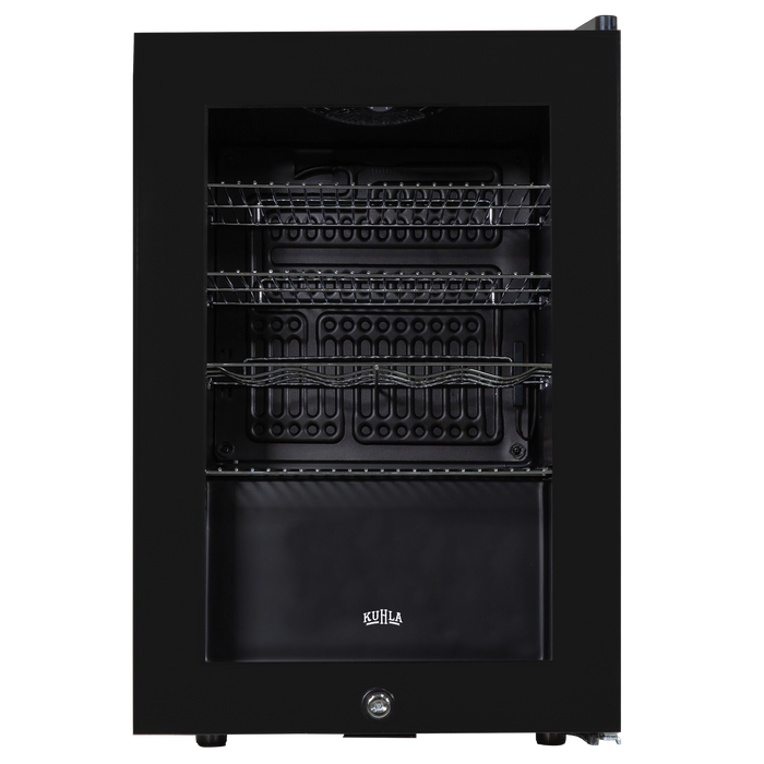 Kuhla KBC2B 62L Lockable Glass Door Wine and Drinks Cooler- Black