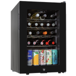 Kuhla KBC2B 62L Lockable Glass Door Wine and Drinks Cooler- Black
