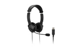 Kensington HiFi USB Headphones with Mic and Volume Control Buttons Kensington