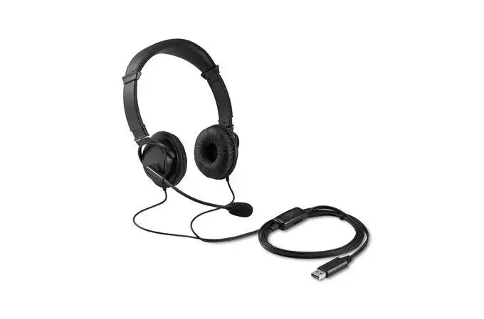 Kensington HiFi USB Headphones with Mic and Volume Control Buttons