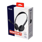 Trust 21665 headphones/headset Wired In-ear Calls/Music Black Trust