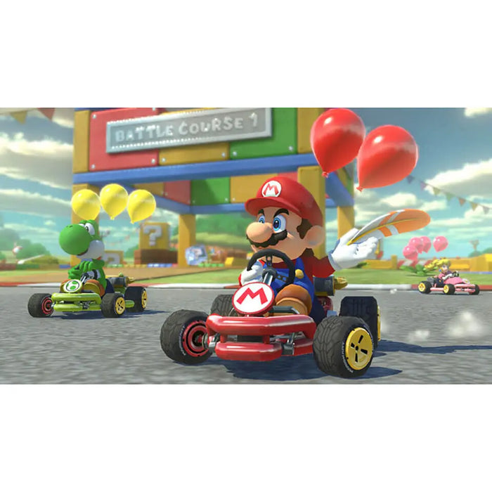 Nintendo Switch OLED Neon Mario Kart 8 Deluxe & 3 Month online Subscription Bundle Nintendo