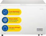 Russell Hobbs RH300CF201W 300L Chest Freezer in White