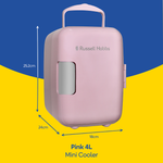 Russell Hobbs RH4CLR1001P Mini Cooler 4L - Pink