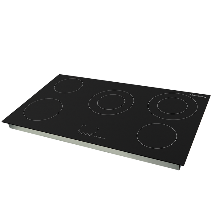 Russell Hobbs RH90EH7011 90cm 5 Zone Electric Hob - Black Russell Hobbs