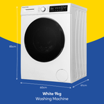 Russell Hobbs RH914W116W 16 Series 9kg Washing Machine with 1400rpm -A Rated- White