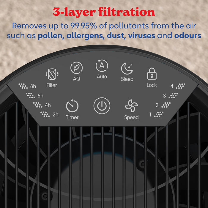 RUSSELL HOBBS CLEAN AIR STYLE AIR PURIFIER - BLACK Russell Hobbs