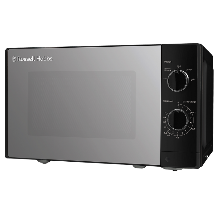 Russell Hobbs RHM2027B Compact Solo Manual Microwave 20L- Black Russell Hobbs
