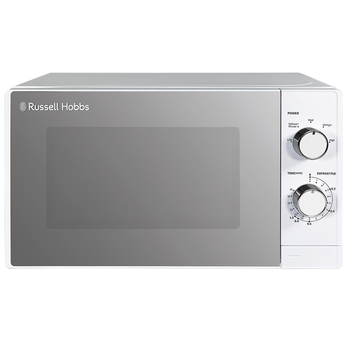Russell Hobbs RHM2027 Compact Solo Manual Microwave 20L -White Russell Hobbs