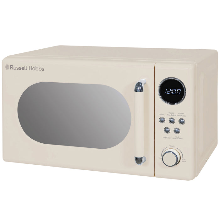 Russell Hobbs RHM2044C Retro Solo Digital Microwave 20L Cream