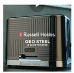 Russell Hobbs Geo Steel 2 slice(s) Stainless steel Russell Hobbs