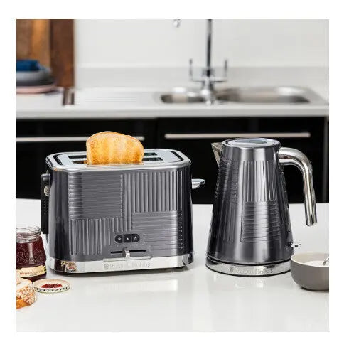 Russell Hobbs Geo Steel 2 slice(s) Stainless steel Russell Hobbs