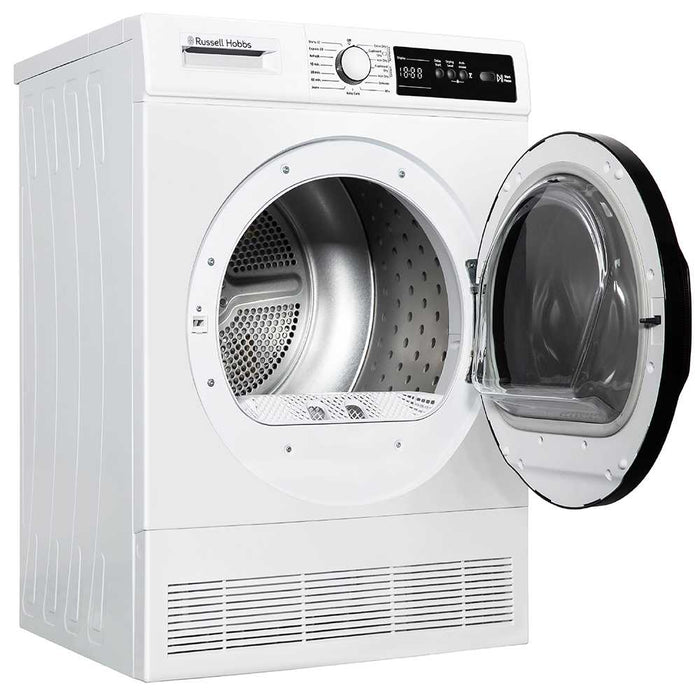 Russell Hobbs RH8CTD111W 11 Series 8kg Condenser Dryer - White - Comet