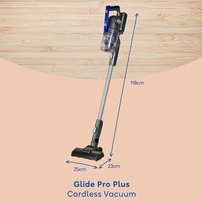 Russell Hobbs RHHS4101 Glide Pro Plus Cordless Stick Vacuum in Grey & Blue Russell Hobbs