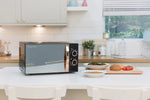 Russell Hobbs RHM1727RG microwave Countertop Solo microwave 17 L 700 W Black, Mirror, Rose gold Russell Hobbs