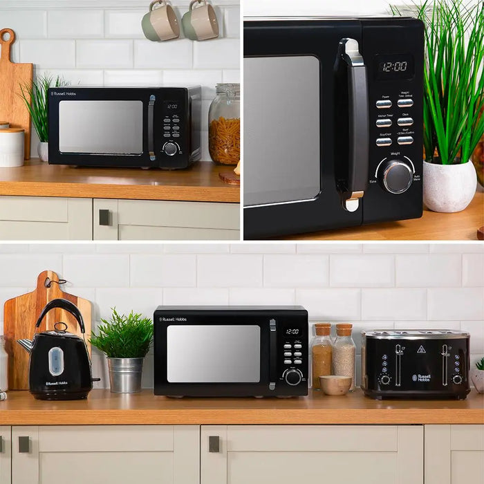 Russell Hobbs RHM2026B Stylevia Digital Microwave 20L - Black Russell Hobbs