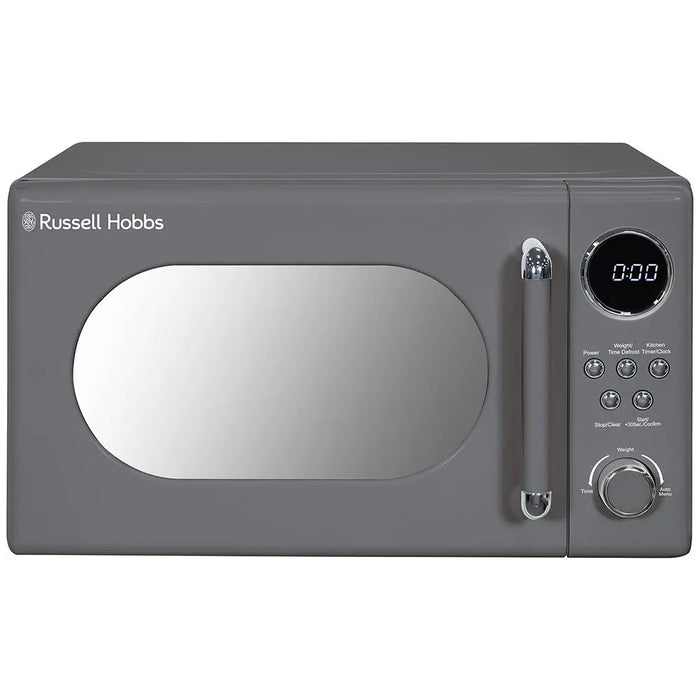 Russell Hobbs RHM2044G Retro 20L Solo Digital Microwave - Grey Russell Hobbs